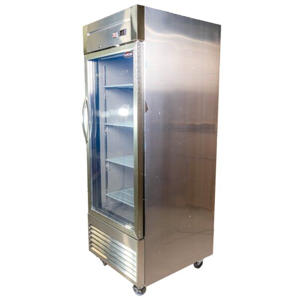 Refrigerador de Acero Inoxidable con Puerta de Vidrio - Image 4