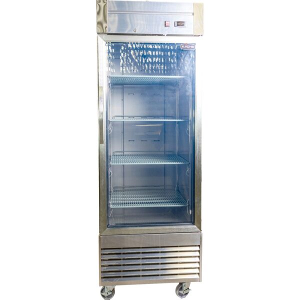Refrigerador de Acero Inoxidable con Puerta de Vidrio - Image 5